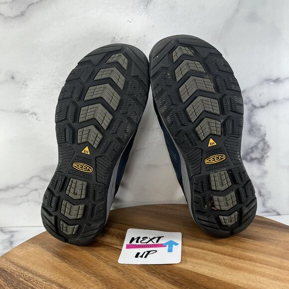 Keen Womens Utility Flint II Navy Safety Steel Toe Work Shoe 7.5 WIDE-NO INSOLES - Picture 6 of 10